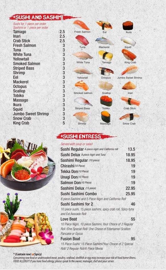 Asian Fusion - Valley Cottage, NY menu_pic