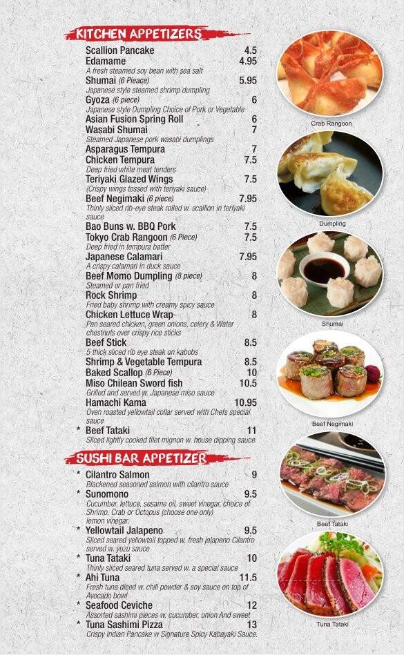 Asian Fusion - Valley Cottage, NY menu_pic