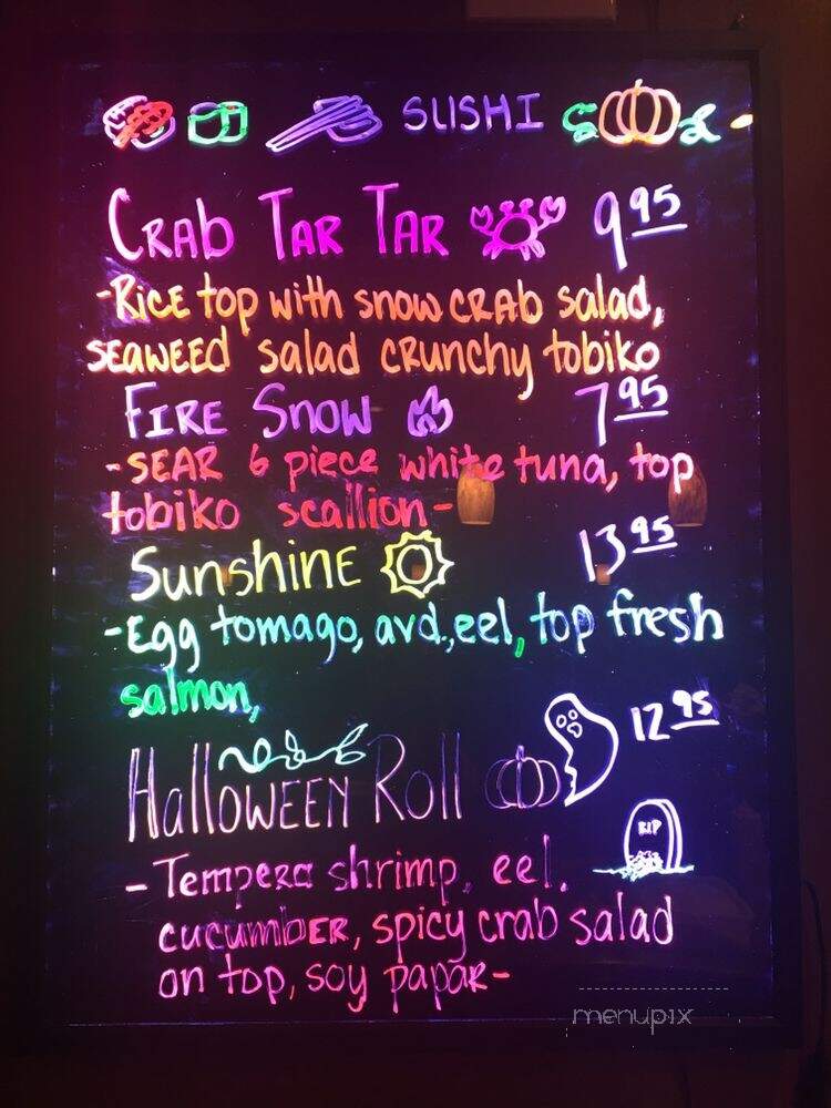 Atami Japan - Irwin, PA menu_pic