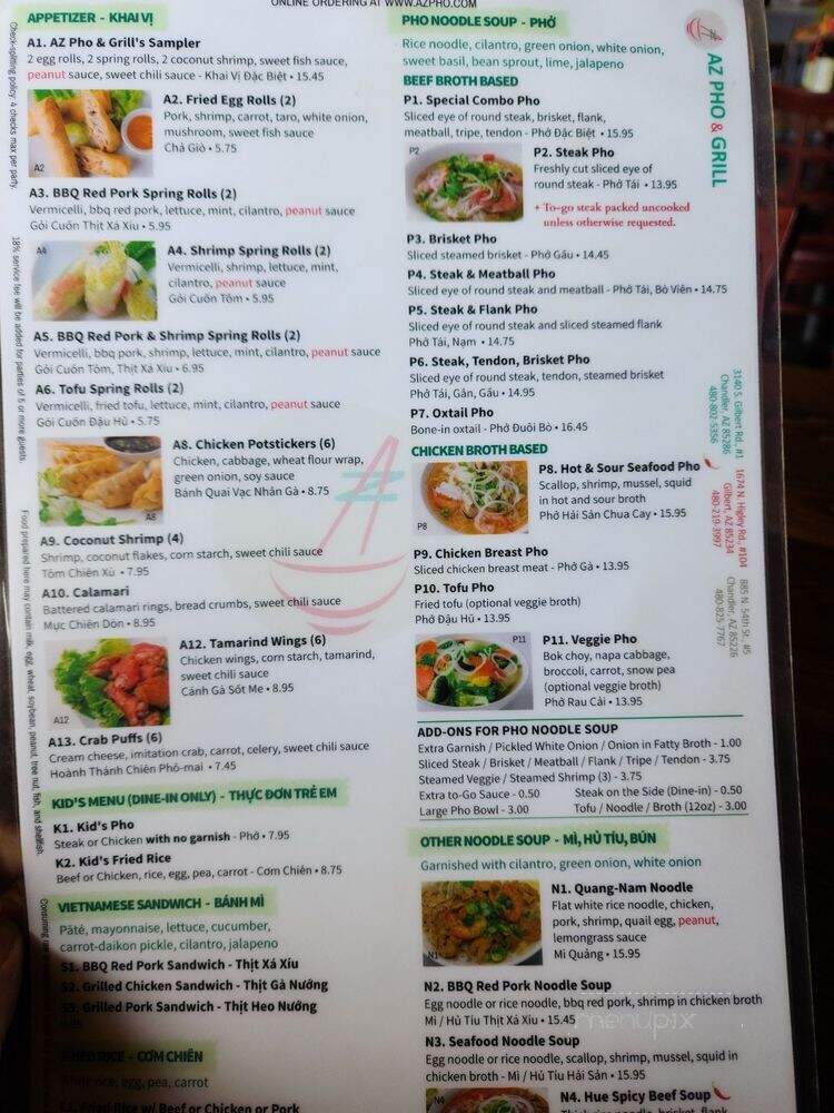 AZ Pho & Grill - Gilbert, AZ