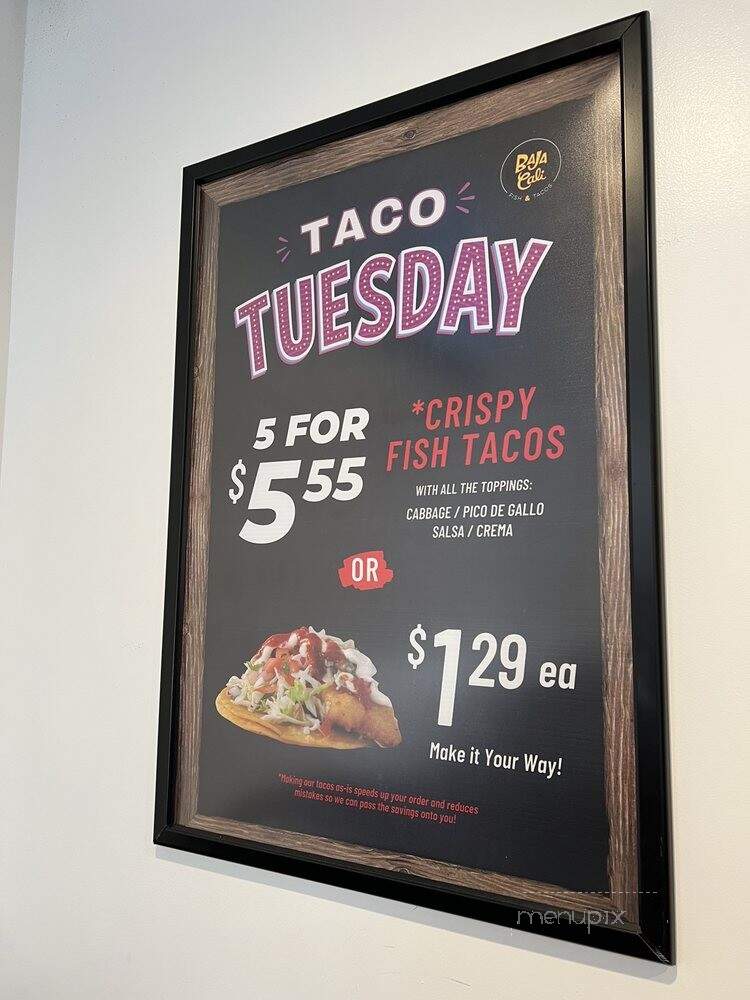 Baja Cali Fish & Tacos - Pasadena, CA menu_pic
