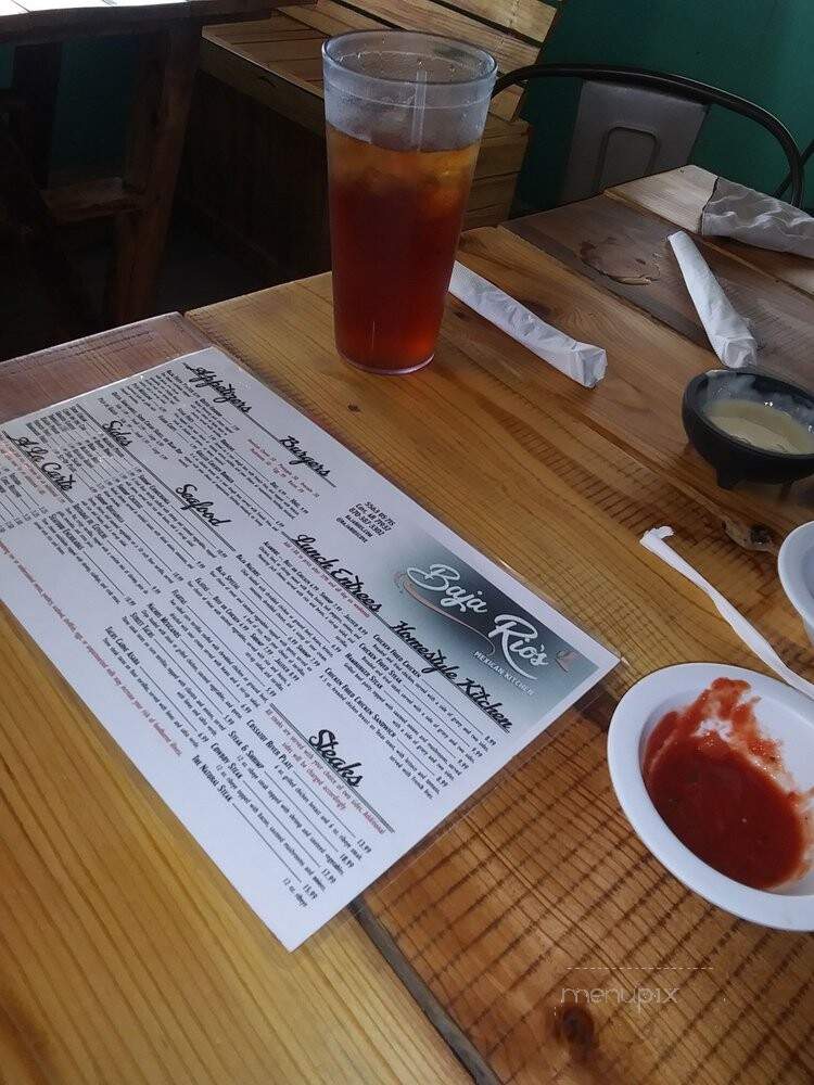 Baja Rio's Mexican Kitchen - Cove, AR menu_pic