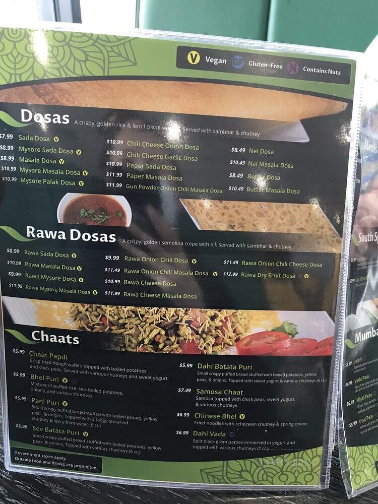 Balaji - Canton, MI menu_pic