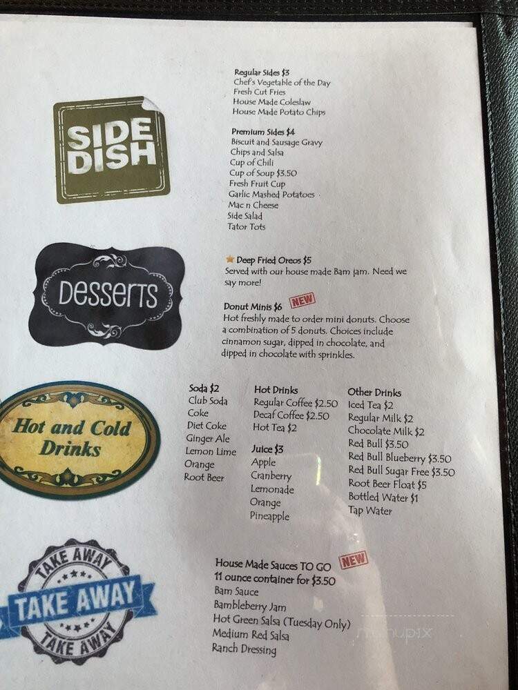 Bamboozels - West Dundee, IL menu_pic