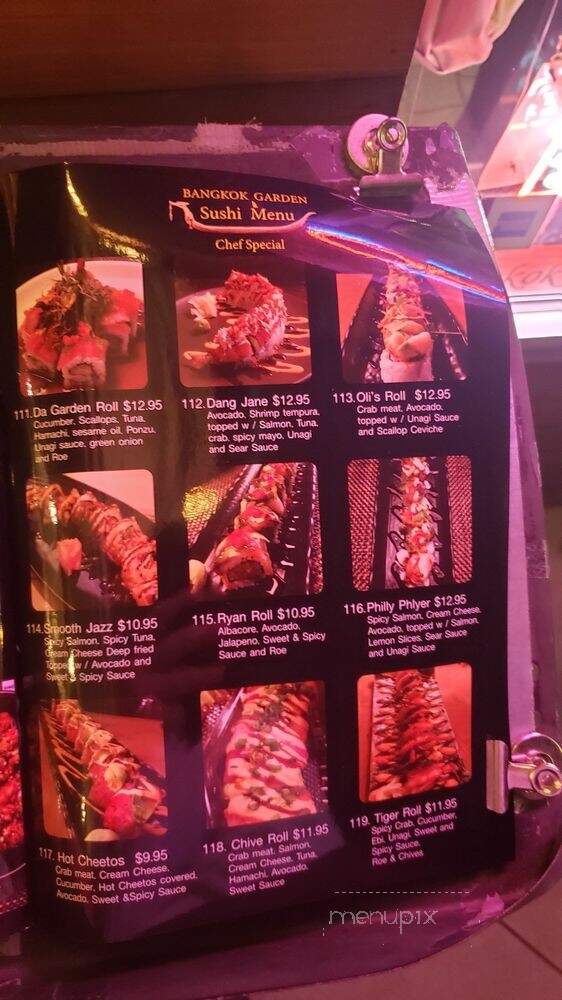 Bangkok Garden Thai Cuisine & Sushi Bar - Dixon, CA menu_pic