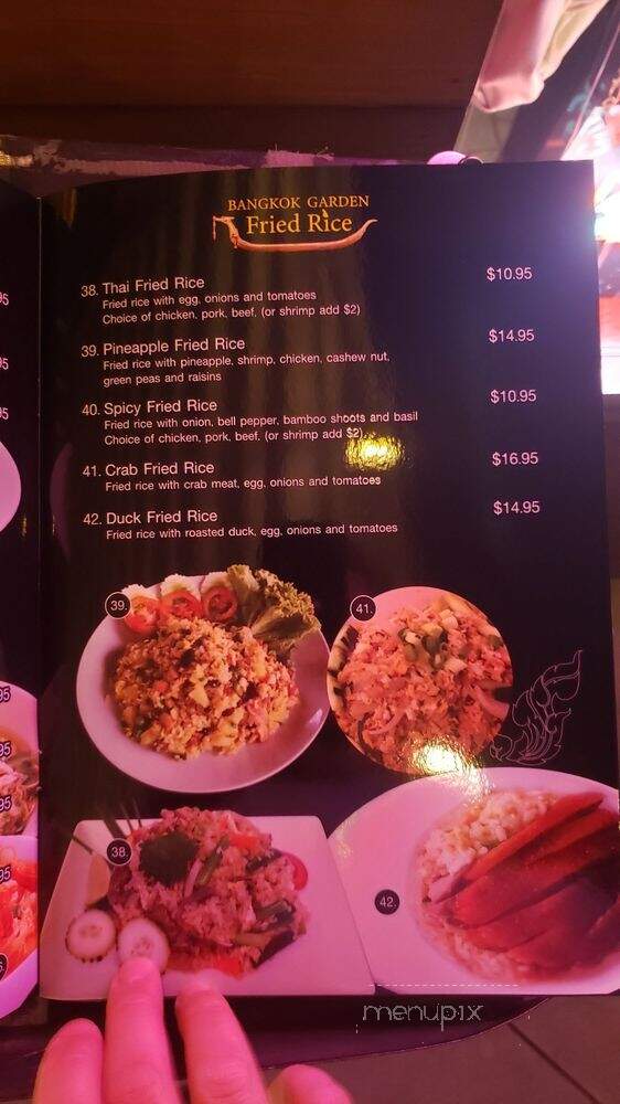 Bangkok Garden Thai Cuisine & Sushi Bar - Dixon, CA menu_pic