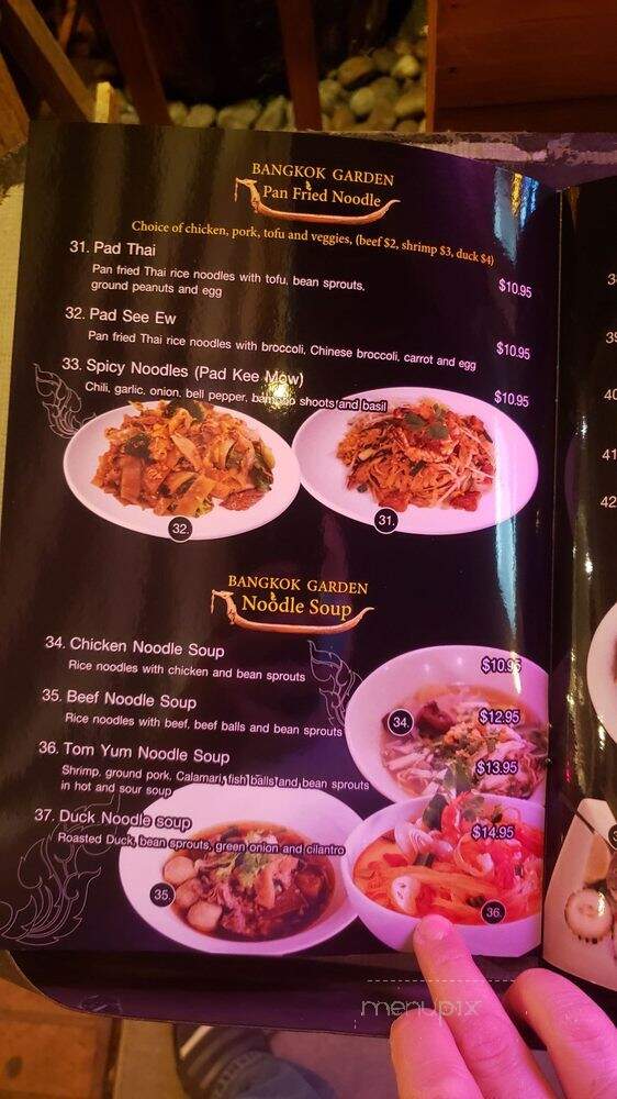 Bangkok Garden Thai Cuisine & Sushi Bar - Dixon, CA menu_pic