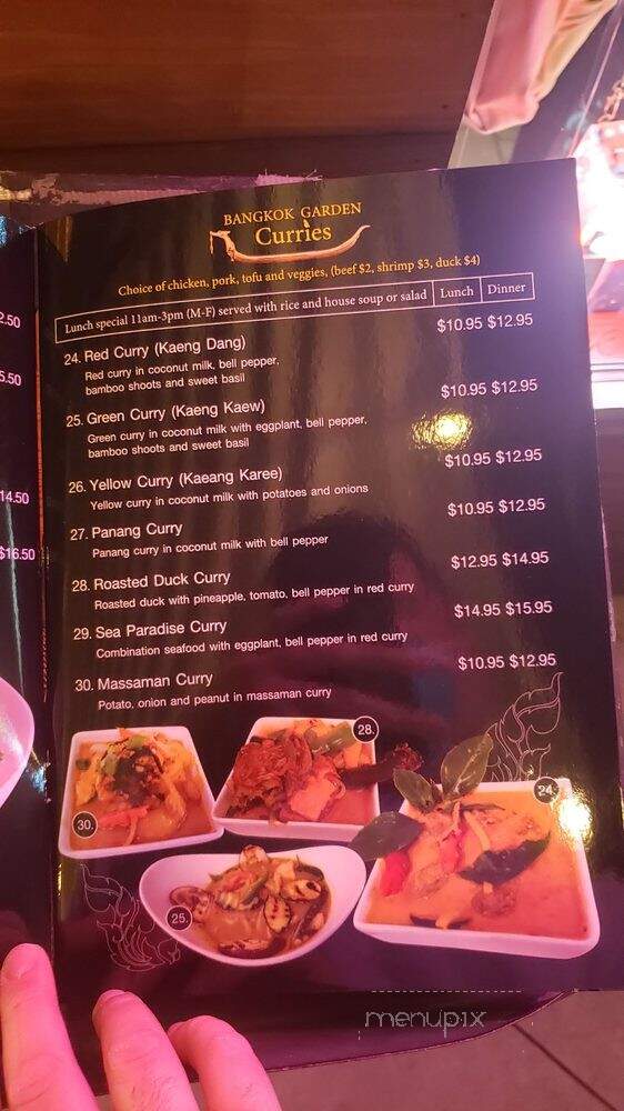 Bangkok Garden Thai Cuisine & Sushi Bar - Dixon, CA menu_pic
