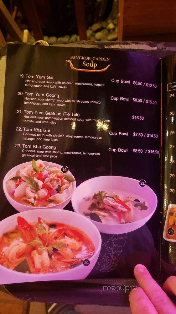Bangkok Garden Thai Cuisine & Sushi Bar - Dixon, CA menu_pic