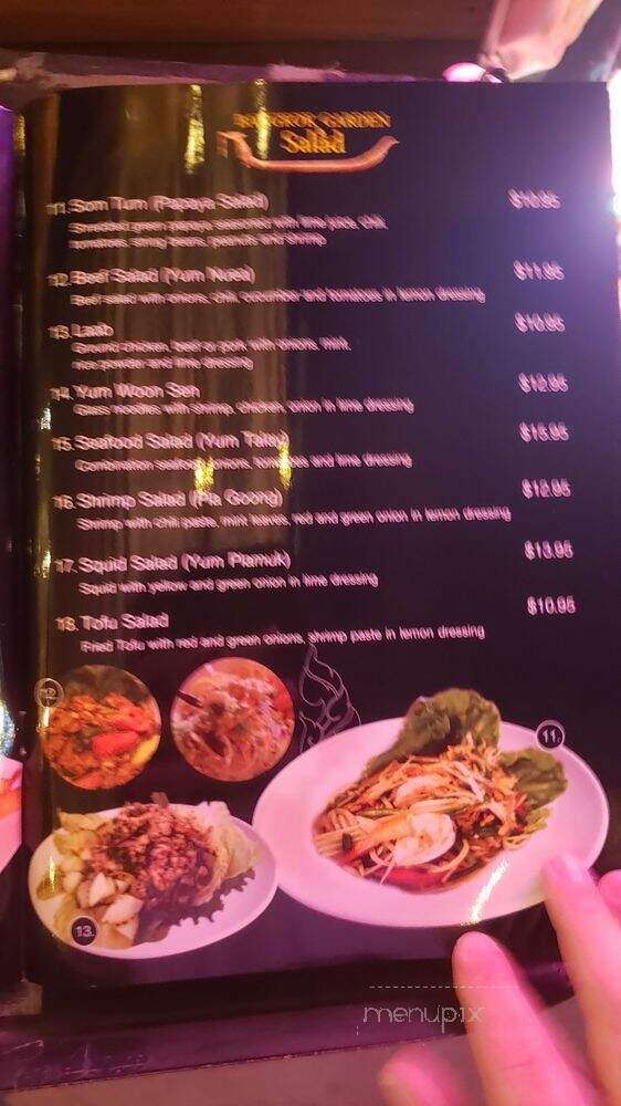 Bangkok Garden Thai Cuisine & Sushi Bar - Dixon, CA menu_pic