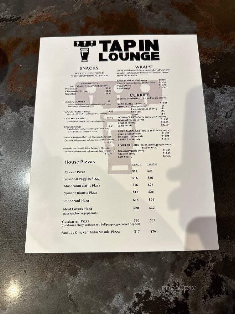 Barbarian Pizza Bar - Berkeley, CA menu_pic