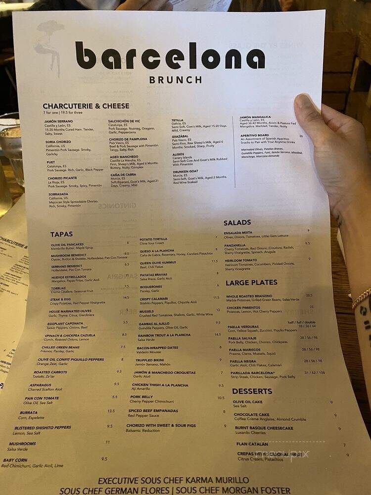 Barcelona Wine Bar Passyunk - Philadelphia, PA menu_pic