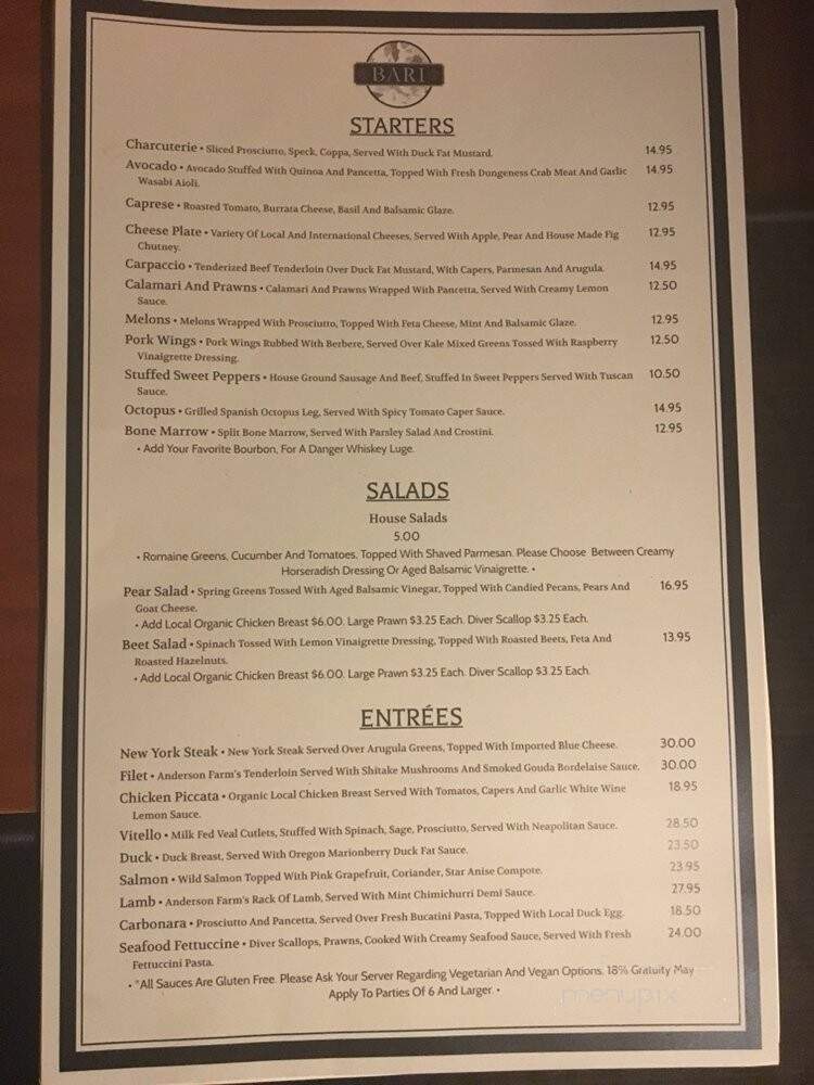 Bari Restaurant - Salem, OR