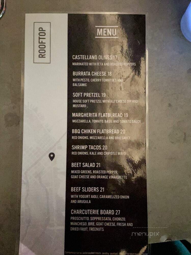 Bar Via - San Francisco, CA menu_pic