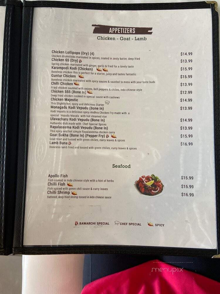 Bawarchi Biryanis - Coral Springs, FL menu_pic