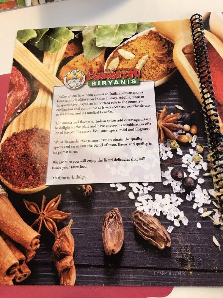 Bawarchi Biryanis - Louisville, CO menu_pic