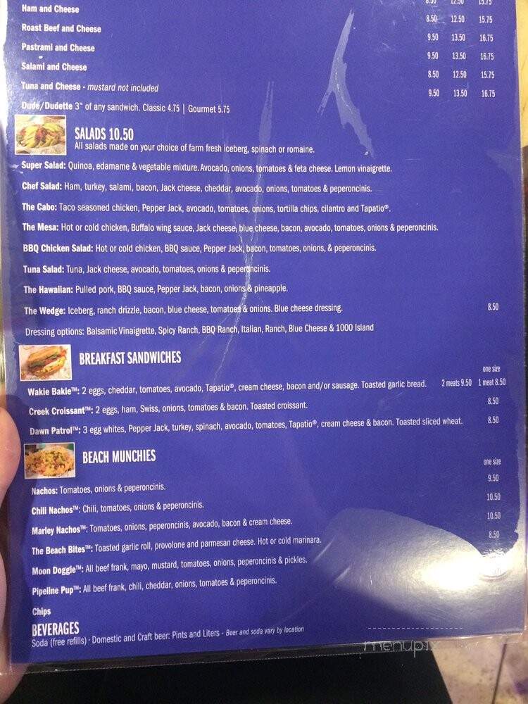 Beach Hut Deli - Livermore, CA menu_pic