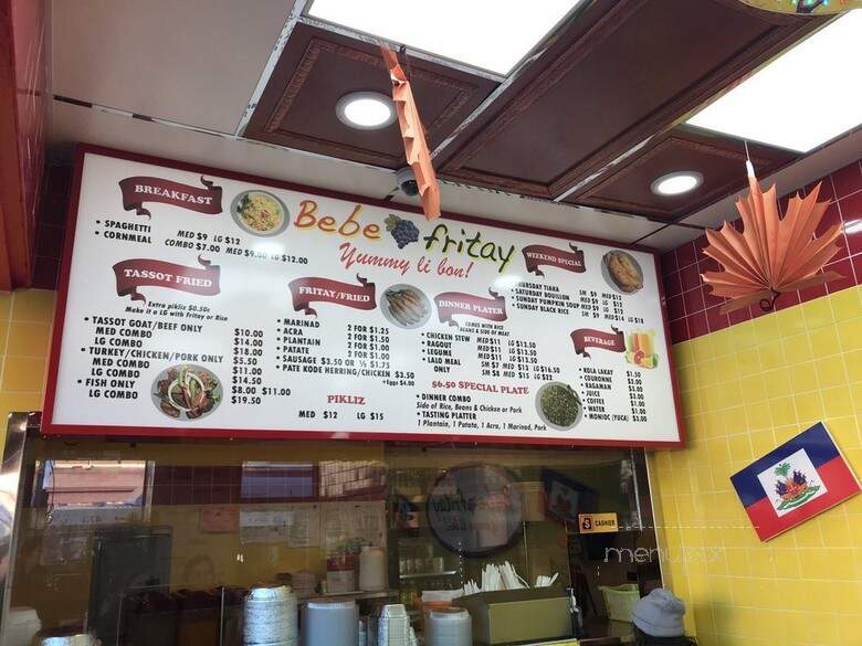 Bebe Fritay - Brooklyn, NY menu_pic