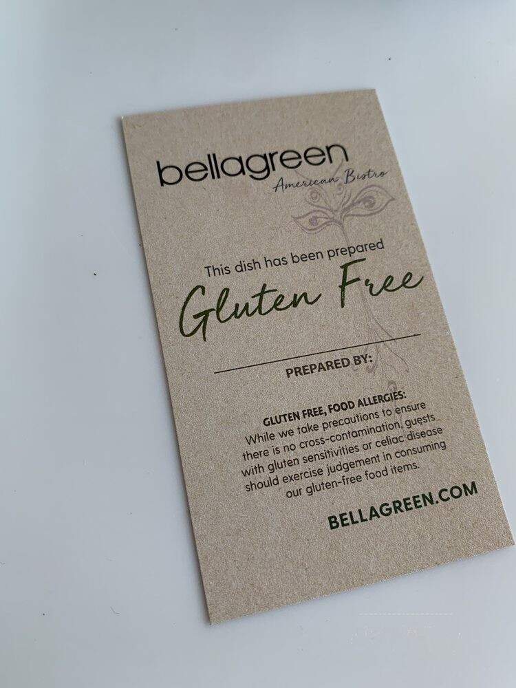 Bellagreen - The Woodlands, TX menu_pic