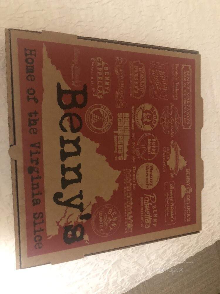 Benny Ravello's - Charleston, SC menu_pic
