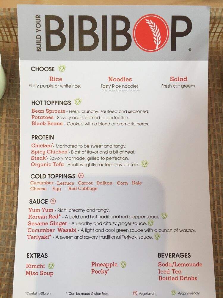 BIBIBOP Asian Grill - Silver Spring, MD menu_pic
