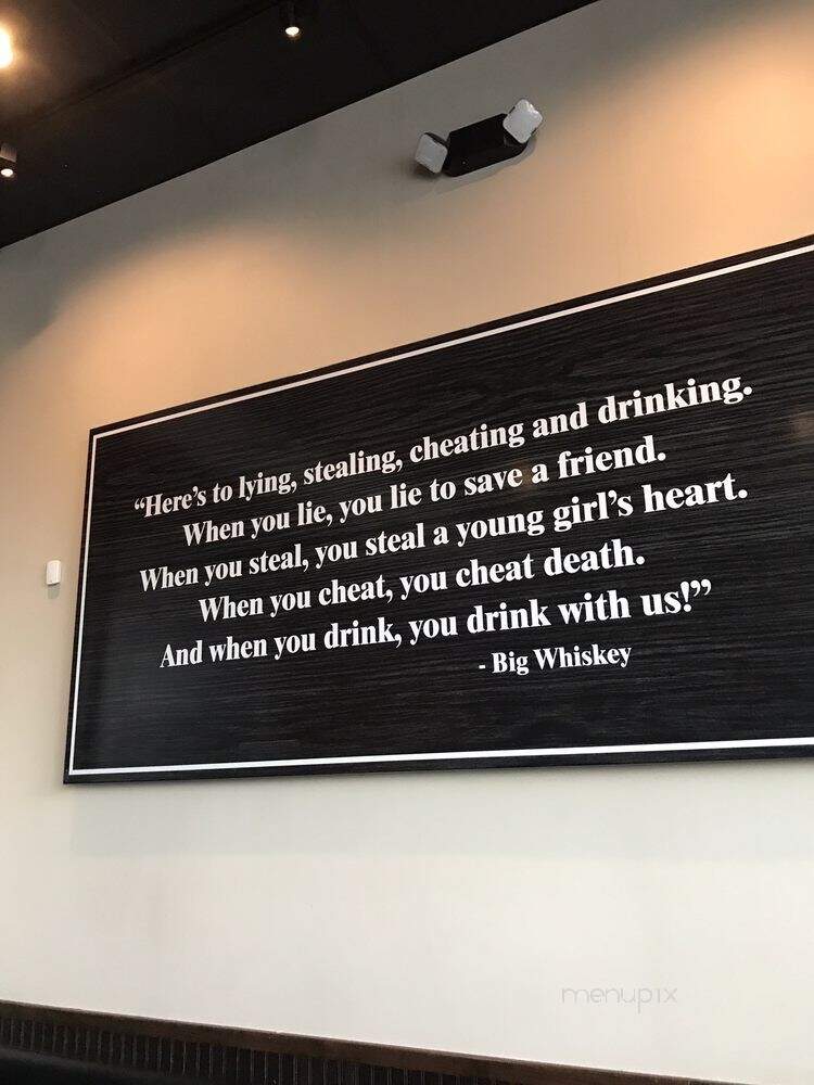 Big Whiskey's American Restaurant & Bar - Bentonville, AR menu_pic