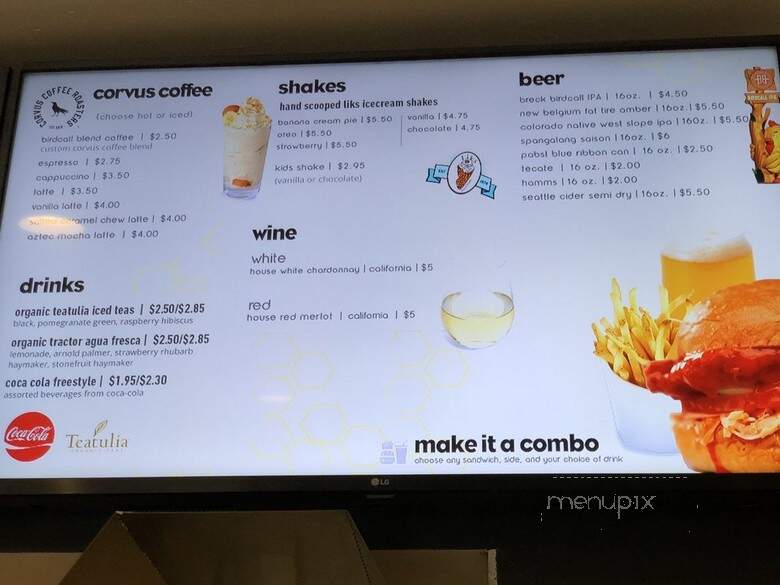Birdcall - Denver, CO menu_pic