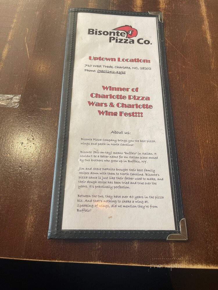 Bisonte Pizza - Charlotte, NC