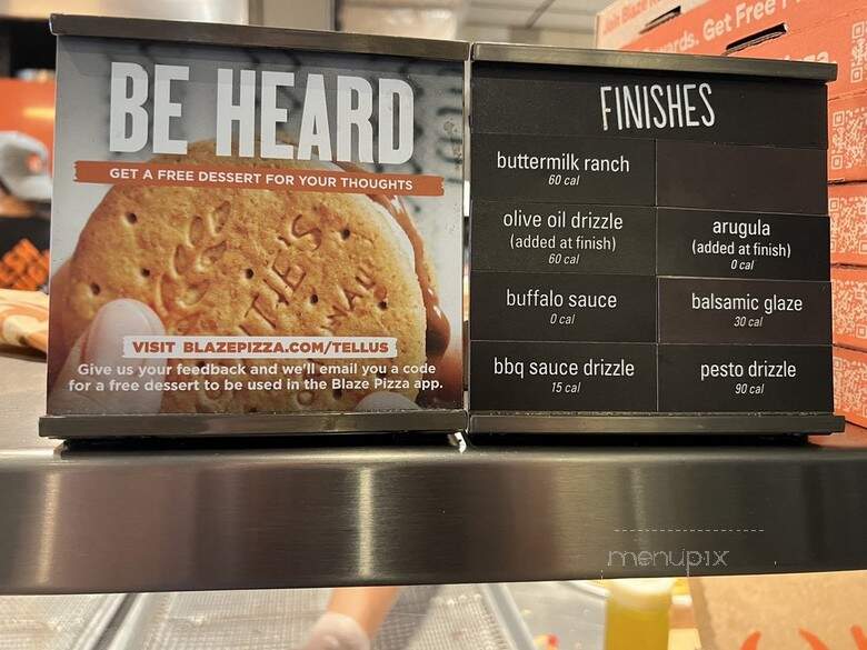 Blaze Fast-Fire'd Pizza - Livingston, NJ menu_pic
