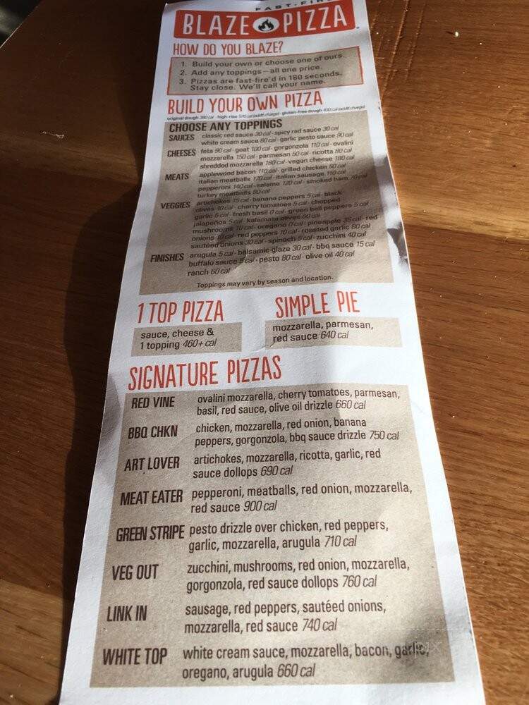 Blaze Fast-Fire'd Pizza - Wichita, KS menu_pic