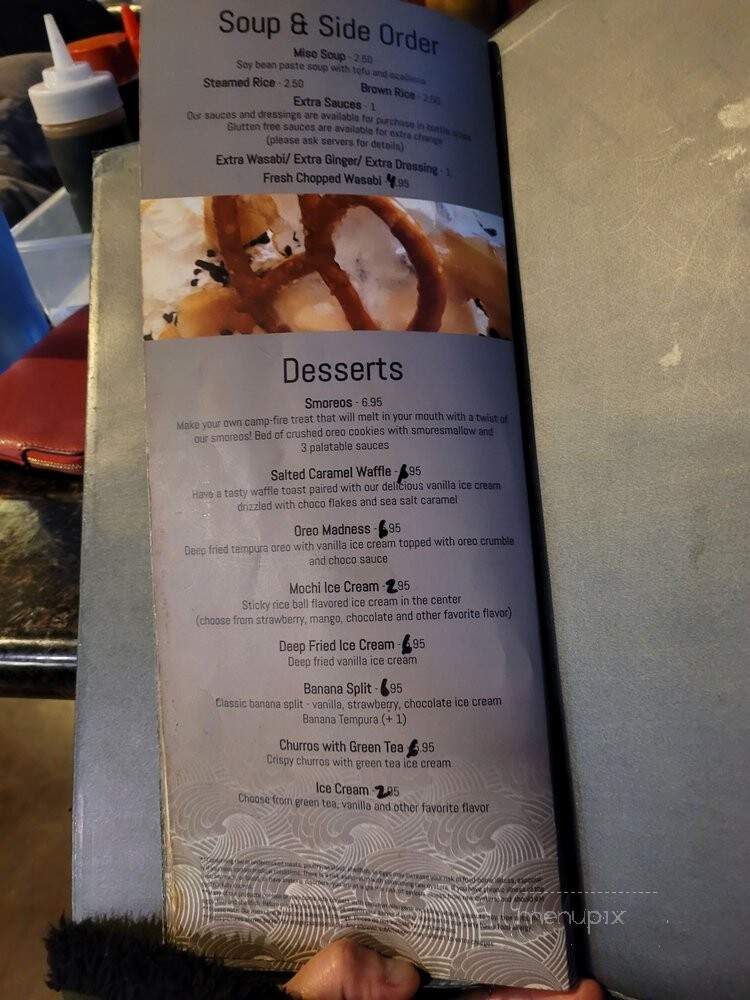 Blufin Sushi & Izakaya - Fresno, CA menu_pic