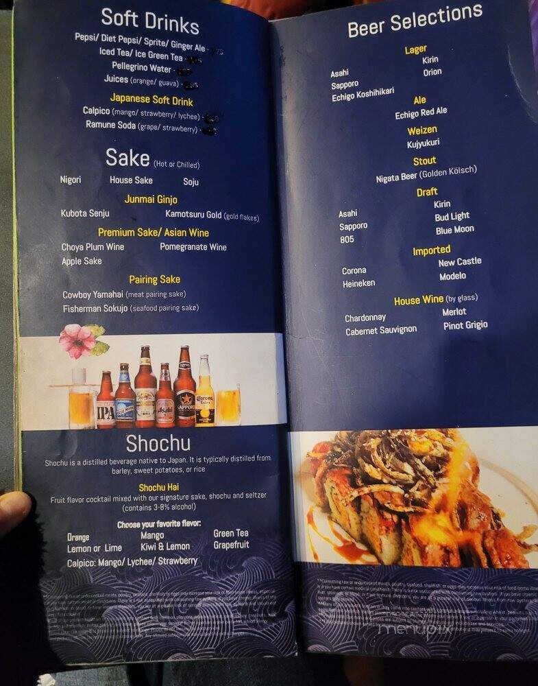 Blufin Sushi & Izakaya - Fresno, CA menu_pic