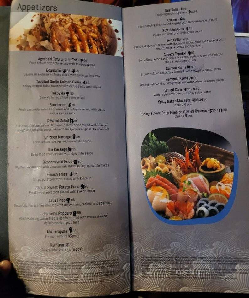 Blufin Sushi & Izakaya - Fresno, CA menu_pic