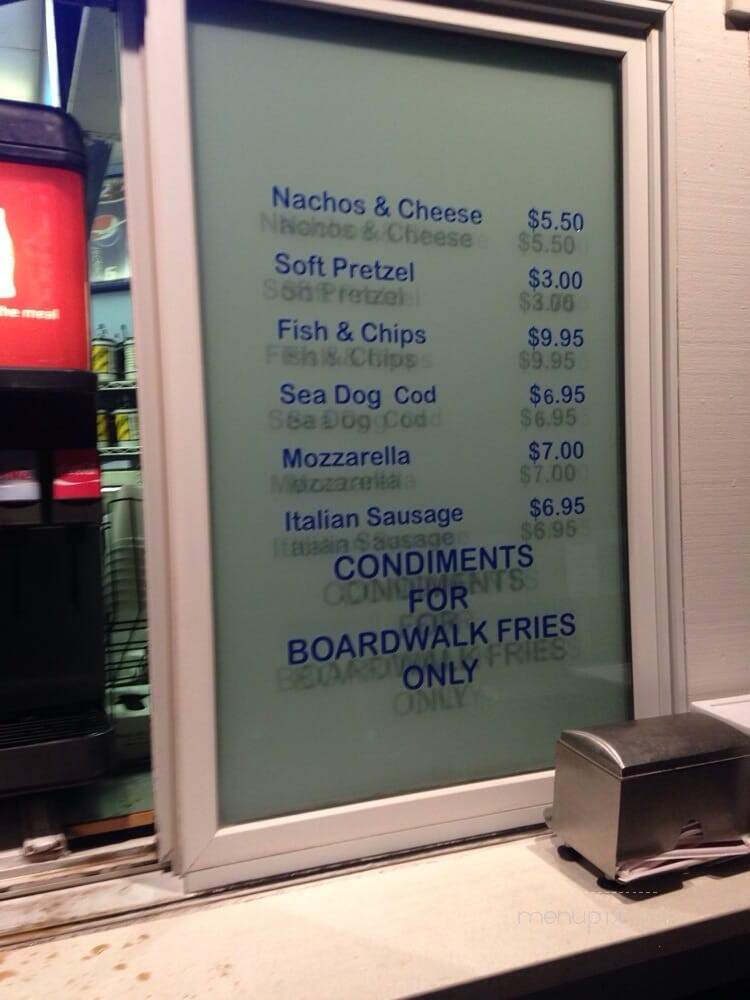 Boardwalk Fries - Bethany Beach, DE menu_pic
