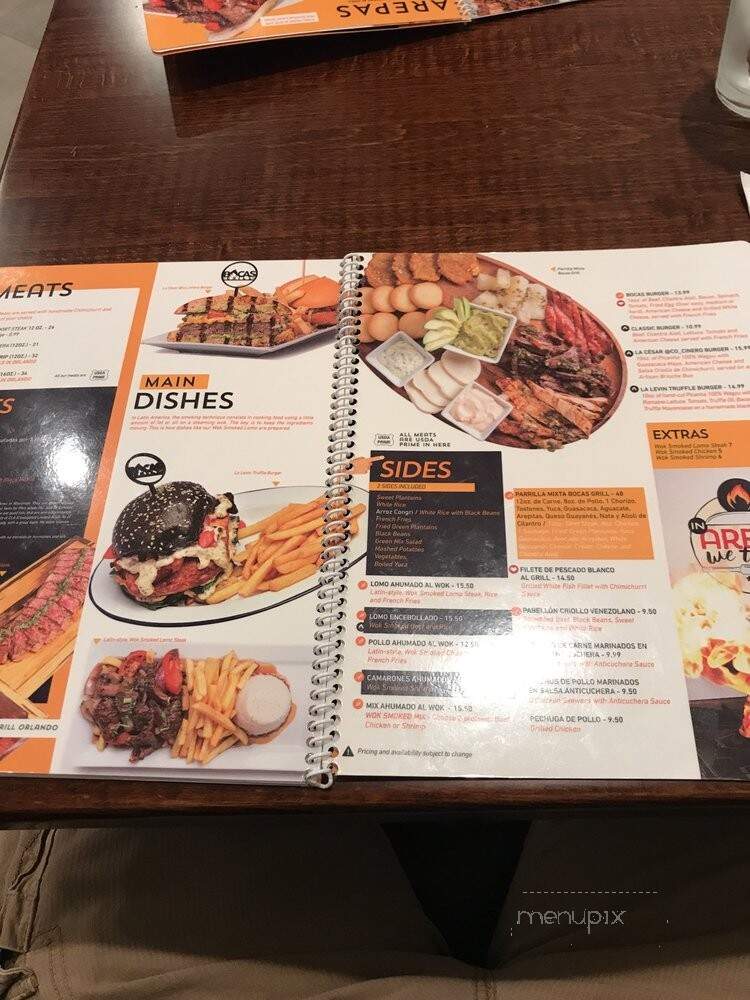 Boca Grill Weston - Sunrise, FL menu_pic