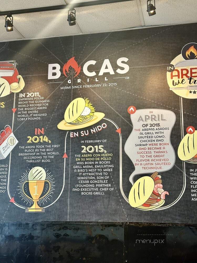 Bocas Grill - Orlando, FL menu_pic