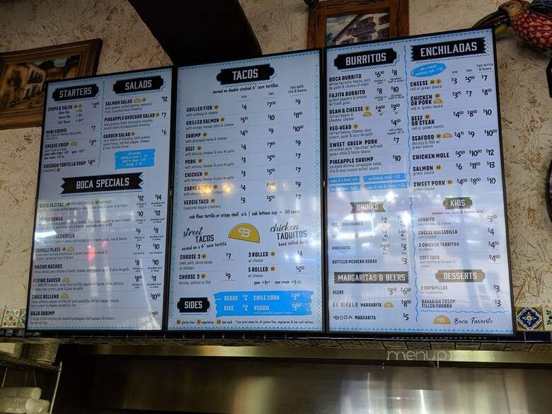 Boca Taqueria - Mesa, AZ menu_pic