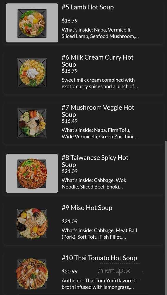 Boiling Point - Tukwila, WA menu_pic