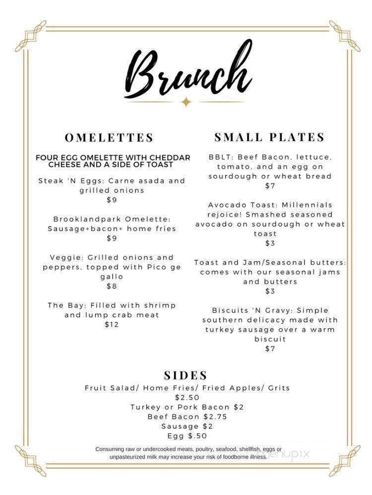 Boogaloos Bar And Grille - Richmond, VA menu_pic