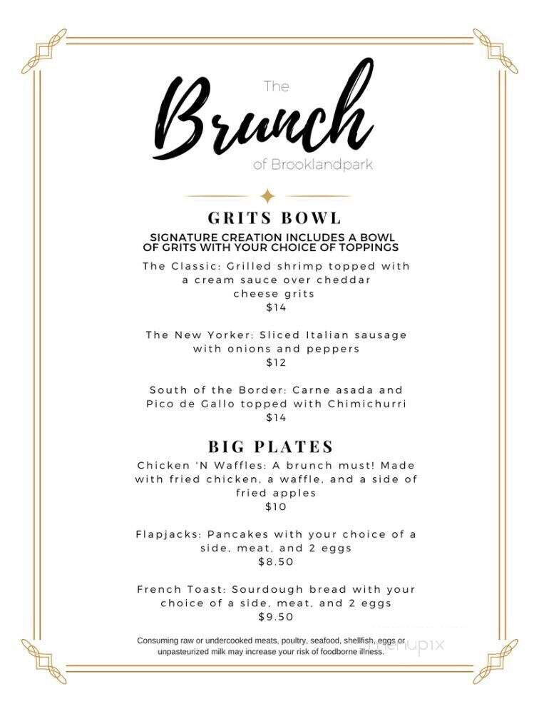 Boogaloos Bar And Grille - Richmond, VA menu_pic