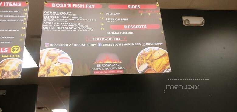 Boss's Slow Smoked BBQ - Henderson, NV menu_pic