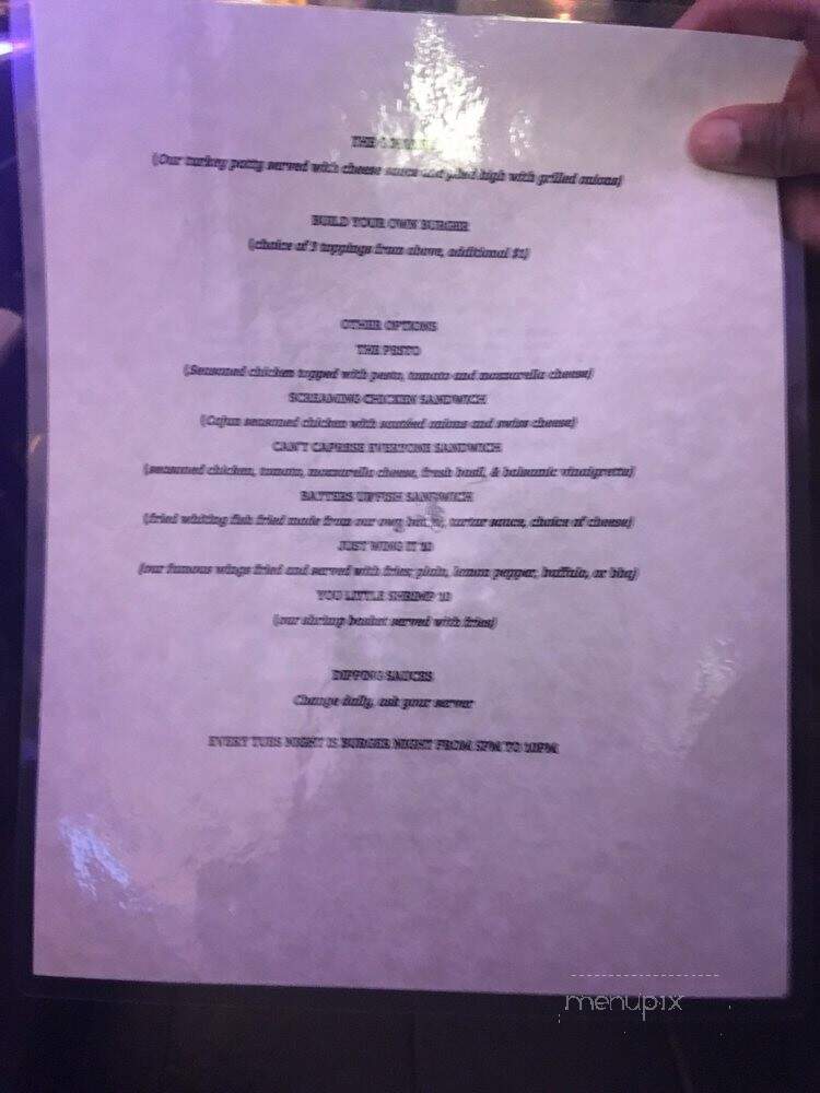 Bottom Burger - Richmond, VA menu_pic
