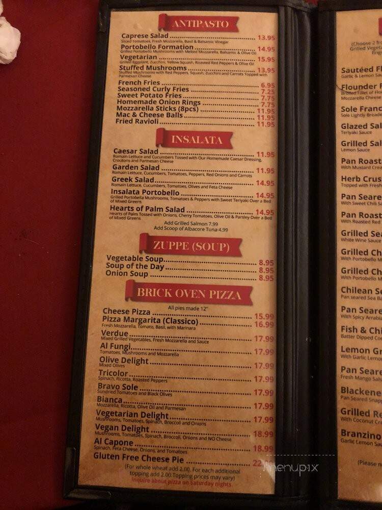 Bravo Pizzeria and Restaurant - Flushing, NY menu_pic