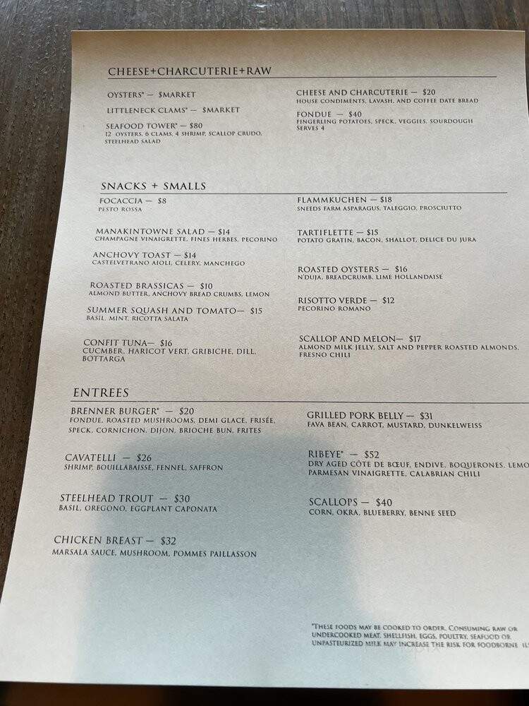 Brenner Pass - Richmond, VA menu_pic