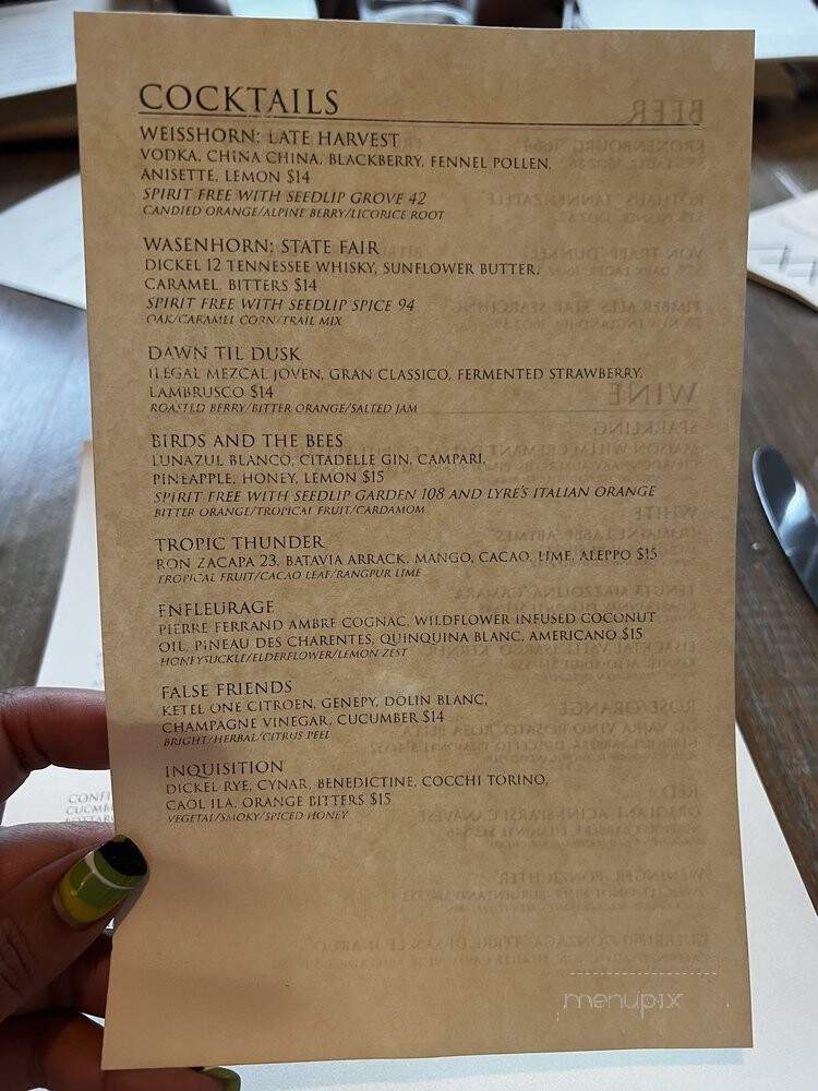 Brenner Pass - Richmond, VA menu_pic
