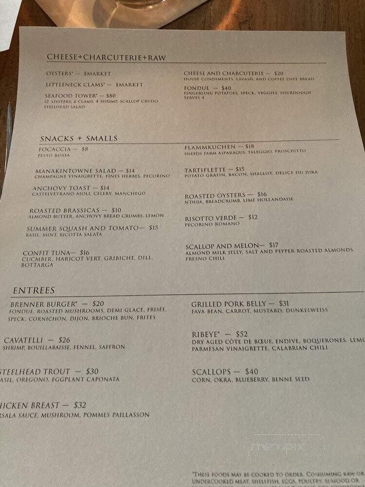 Brenner Pass - Richmond, VA menu_pic