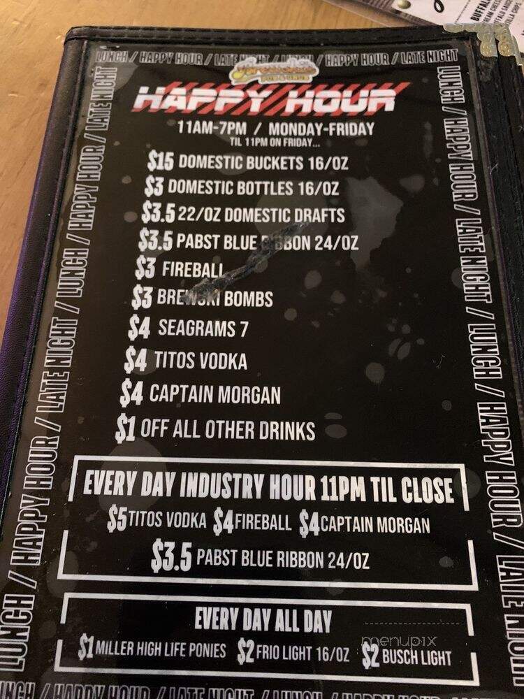 Brewski's Pub & Grub - Little Rock, AR menu_pic