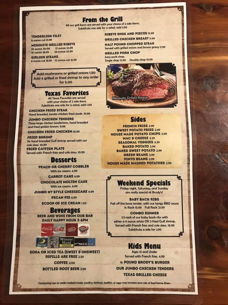 Brody's Steakhouse - Belton, TX