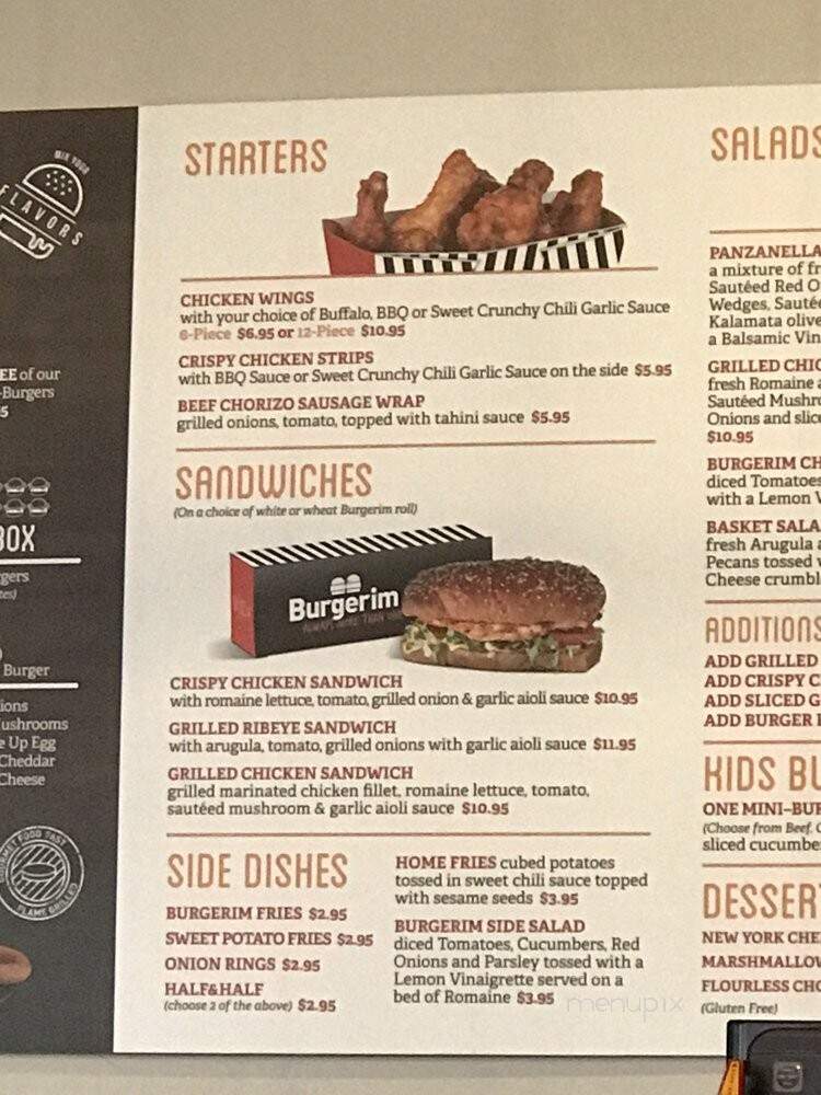 Burgerim - Azusa, CA menu_pic
