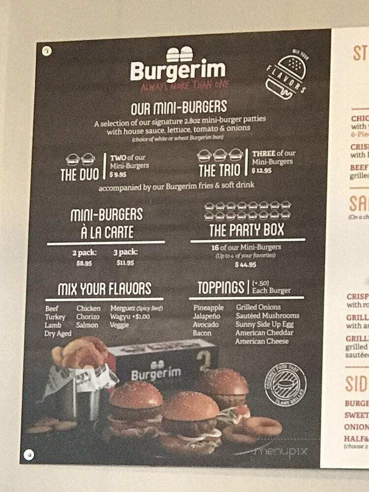 Burgerim - Azusa, CA menu_pic
